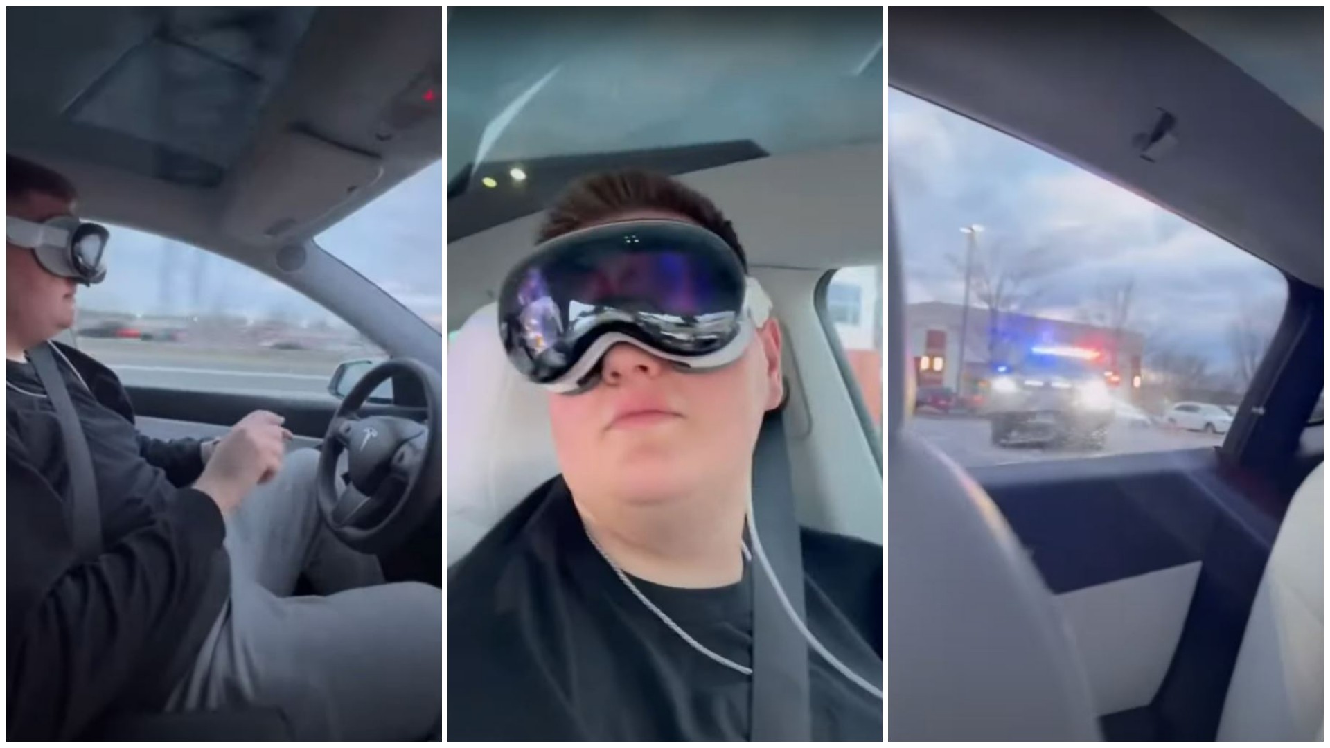 Visionary Stunts or Recklessness-Tesla Owners Tangle with Apple's VR Tech